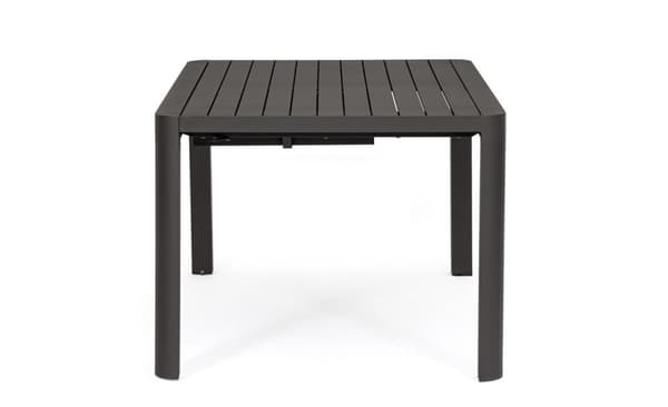 BOLZANO Udtrækkeligt havebord Kastello 149x97/149cm antracit