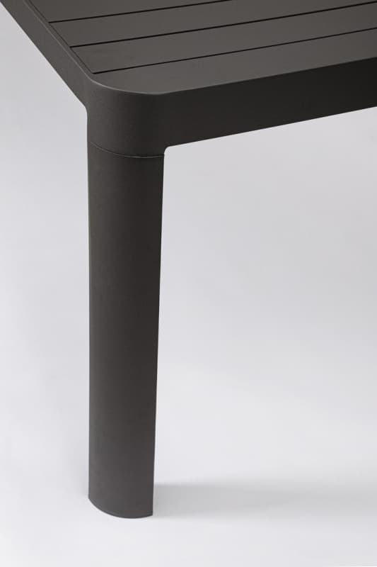 BOLZANO Udtrækkeligt havebord Kastello 149x97/149cm antracit