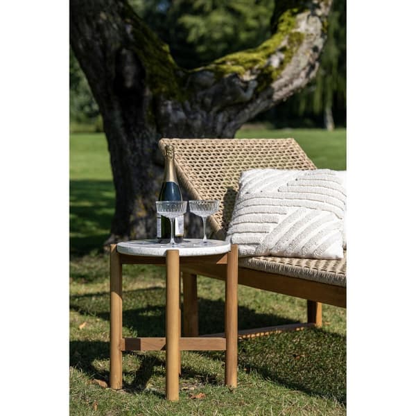 Sidebord, Terracina, 37x46 cm, Naturfarvet