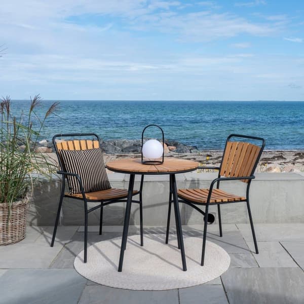 Spisebord, Cleveland Sidebord, 70x74 cm, Sort