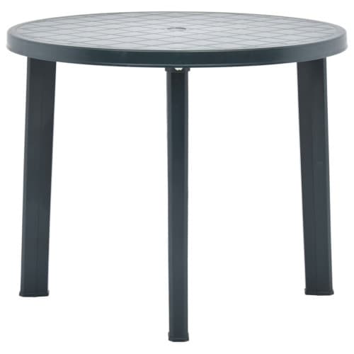 Trädgårdsbord grön 89 cm plast