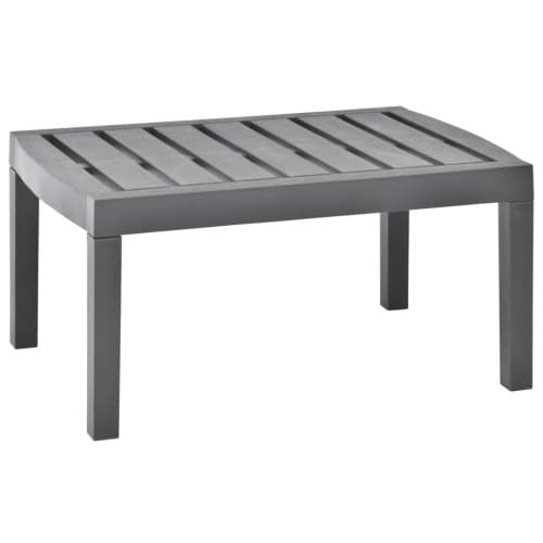 Trädgårdsbord mocka 78x55x38 cm plast