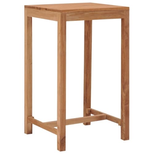Ståbord för utomhusbruk 60x60x105 cm massivt teakträ