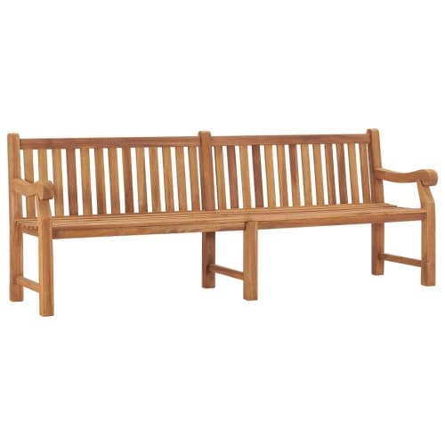 Trädgårdsbänk 228 cm massiv teak