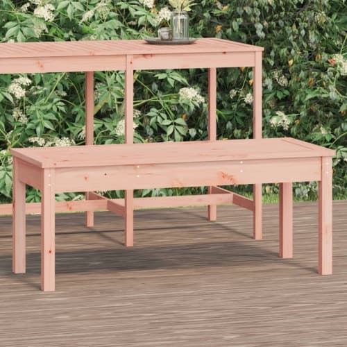 Trädgårdsbänk 109x44x45 cm massivt douglasträ