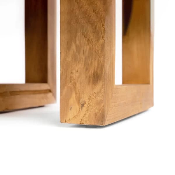 Det Genbrugte Teak Sidebord - Natur