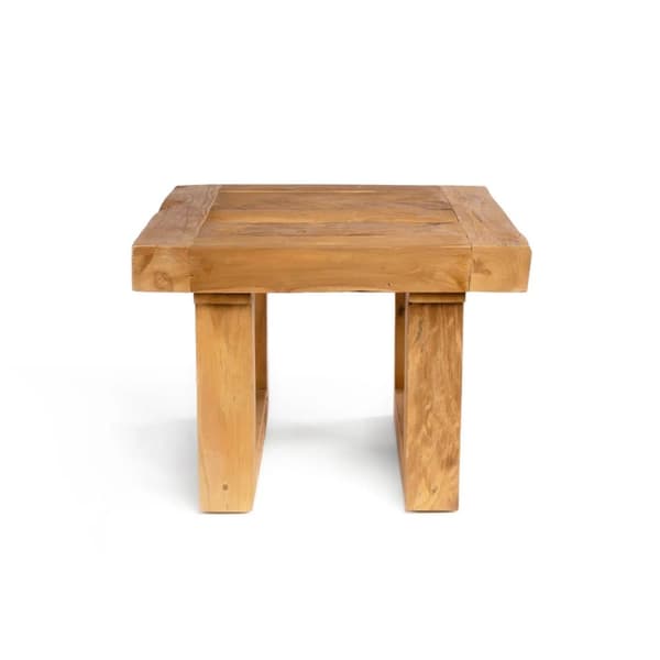 Det Genbrugte Teak Sidebord - Natur