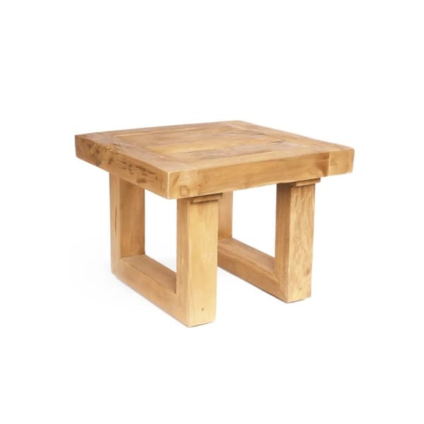Det Genbrugte Teak Sidebord - Natur
