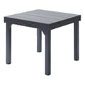 Miniatyrbild 4 av 4: Trädgårdsmöbelset Modulo T 4 / 8 + F 4 + C 4 Alu Grå Wilsa Garden
