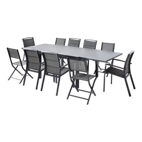 Salongset Modulo T 6/10 + F 6 + C 4 Full Alu Grå Wilsa Garden