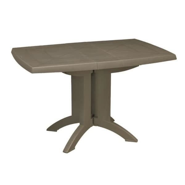 Fällbar trädgårdsbord i resin VEGA - GROSFILLEX - 118 x 77 cm Skogsgrön