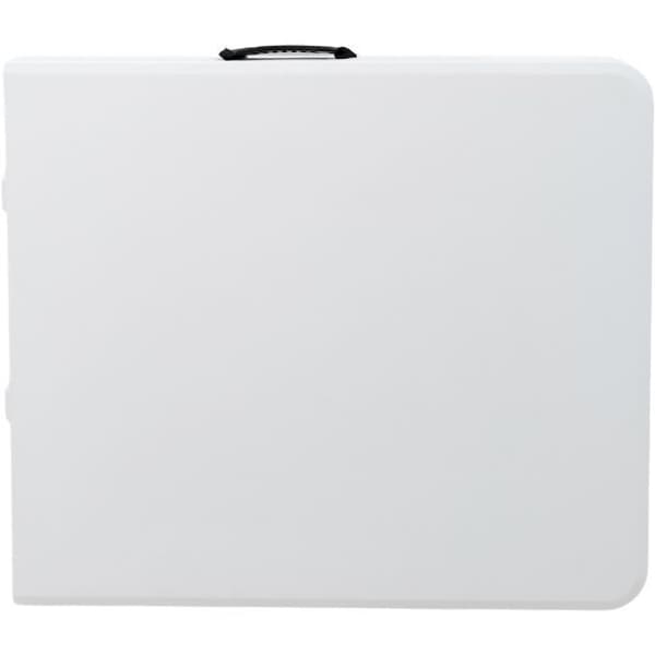 Fällbart serveringsbord - 8 personer - 180x74xH73,5 cm - Stålstruktur och HDPE polyetenskiva - Vit