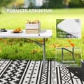 Miniatyrbild 5 av 11: Rootz Folding Camping Table - Foldbar Picnic Table - Portable Outdoors Table - Hållbar design - 180 cm x 74 cm x 74 cm