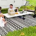 Miniatyrbild 2 av 11: Rootz Folding Camping Table - Foldbar Picnic Table - Portable Outdoors Table - Hållbar design - 180 cm x 74 cm x 74 cm
