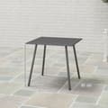 Miniatyrbillede 3 af 10: Rootz Garden Bord - Udendørs spisebord - Patio Bord - Rust Resistent - Let at rengøre - 80 cm x 80 cm x 74 cm