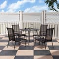 Miniatyrbillede 7 af 10: Rootz Garden Bord - Udendørs spisebord - Patio Bord - Rust Resistent - Let at rengøre - 80 cm x 80 cm x 74 cm