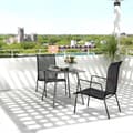 Miniatyrbillede 2 af 10: Rootz Garden Bord - Udendørs spisebord - Patio Bord - Rust Resistent - Let at rengøre - 80 cm x 80 cm x 74 cm