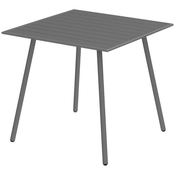 Rootz Garden Bord - Udendørs spisebord - Patio Bord - Rust Resistent - Let at rengøre - 80 cm x 80 cm x 74 cm