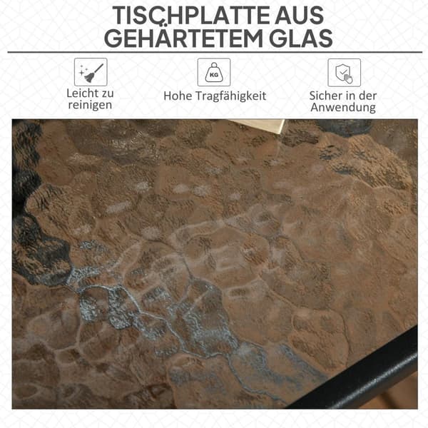 Rootz Garden Table - Uteplatsen - utomhus matbord - väderbeständig & robust stabilitet - 76x76x72 cm