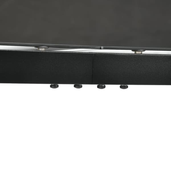 Rootzin puutarhapöytä - ruokapöytä - terassipöytä - pitää 8 ihmistä - tyylikäs ja kestävä - 180cm x 80 cm x 72cm - musta