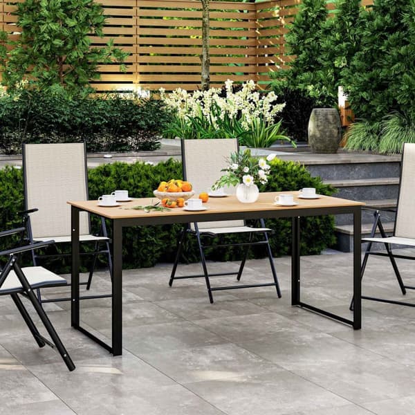 Rootz Garden Bord til 6 - Buffetbord - Udendørs spisebord - Vejrbestandig - 160x80x75cm