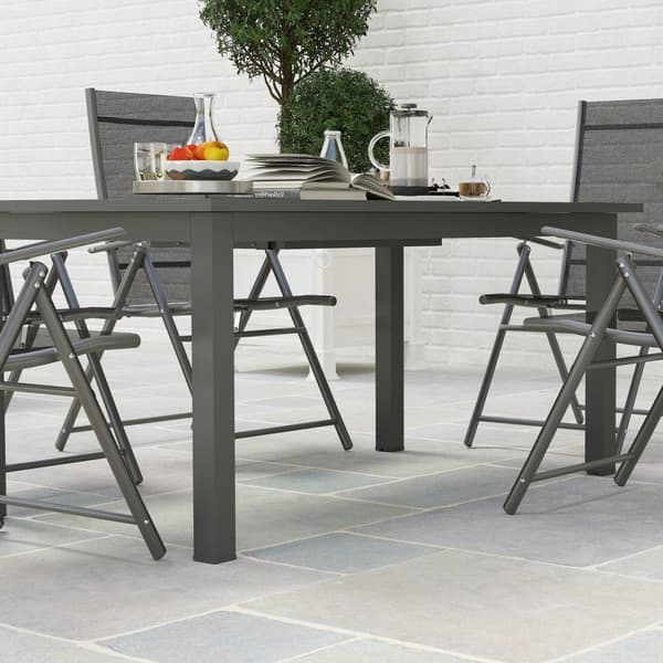 Rootz Garden Bord - Udendørs bord - Udvideligt bord - Vejrbestandig design - 160/220L x 90W x 73H cm