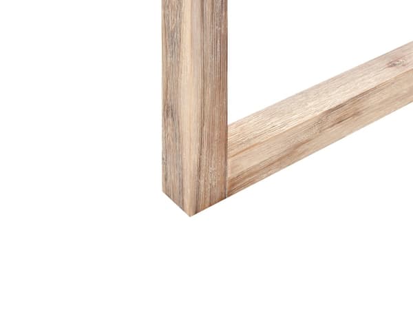 Utendørs spisebord Grå Lyst tre Betong Akasietre 180 x 90 cm 6 personer Hagebord Utemøbler