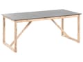 Miniatyrbilde 1 av 8: Utendørs spisebord Grå Lyst tre Betong Akasietre 180 x 90 cm 6 personer Hagebord Utemøbler
