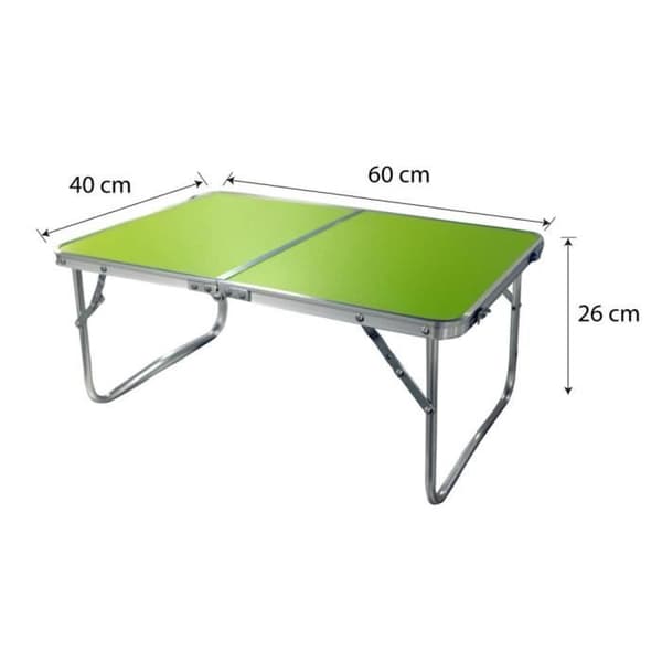 Fällbart aluminium campingbord Aktive Sport Camping Green