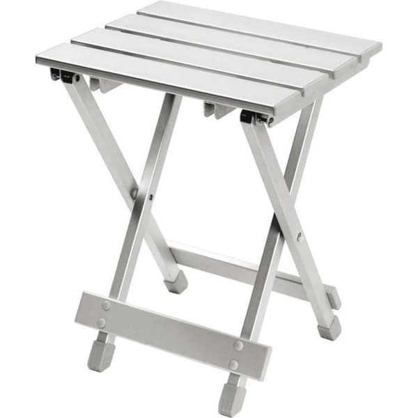 Bo-Camp Fällbar Campingpall/Bord Aluminium Grå 60 kg 1404354