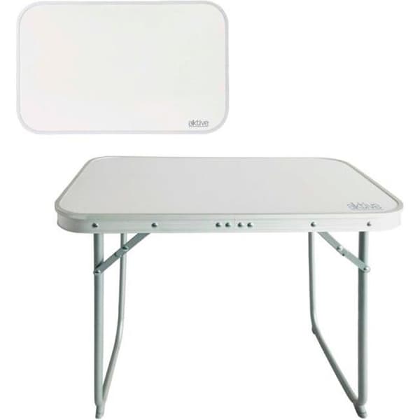 Fällbart aluminiumbord för camping Aktive Camping 60x40x50 cm