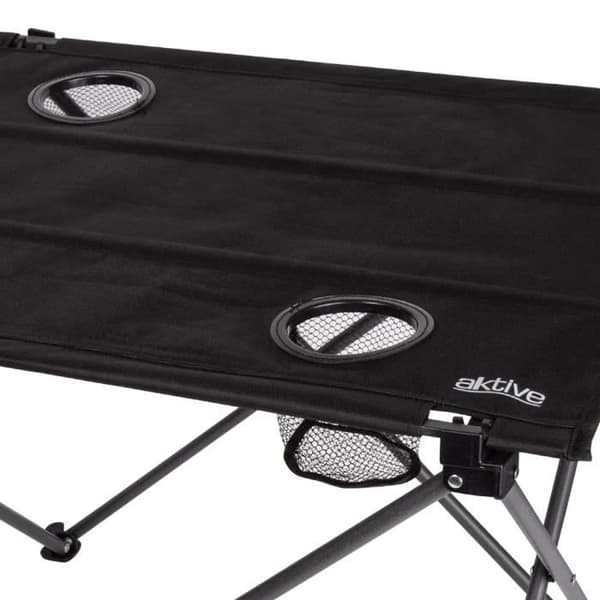 Textil fällbord för camping 61x53x51 cm Aktive Camping