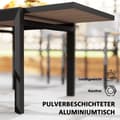 Miniatyrbillede 5 af 9: Havebord, 80/160x80x75 cm, Naturtræ