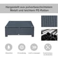 Miniatyrbillede 4 af 9: Havebord, 85x50x39 cm, Sort
