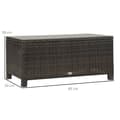Miniatyrbillede 3 af 9: Havebord, 85x50x39 cm, Brun
