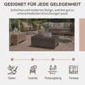 Miniatyrbillede 6 af 9: Havebord, 85x50x39 cm, Brun