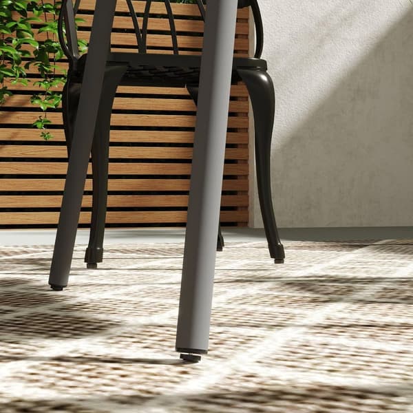 Havebord, 80x80x74 cm, Grå