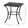 Miniatyrbillede 3 af 9: Sidebord, 45x45x50 cm, Sort