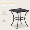 Miniatyrbillede 6 af 9: Sidebord, 45x45x50 cm, Sort
