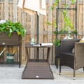 Miniatyrbillede 4 af 9: Havebord, 54x54x55 cm, Brun