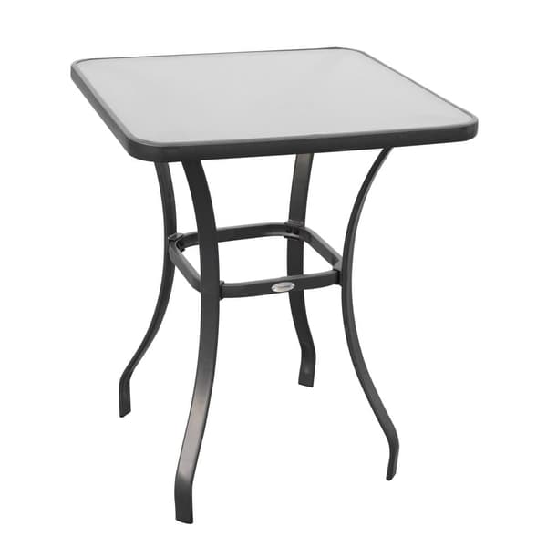 Trädgårdsbord, 68.5x68.5x84 cm, Svart