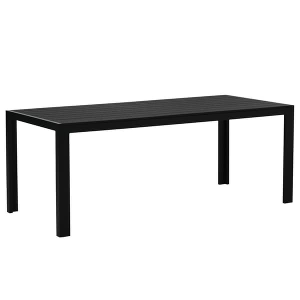 Havebord, 120x70 cm, Sort