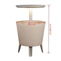 Miniatyrbild 4 av 5: Keter Cooler upplyst vit 232924 407757