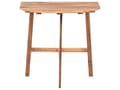 Miniatyrbilde 4 av 10: Hagebord Brun Akasietre 70 x 44 cm Sammenleggbart Halvrund form Rustikk stil Balkongmøbler Hage