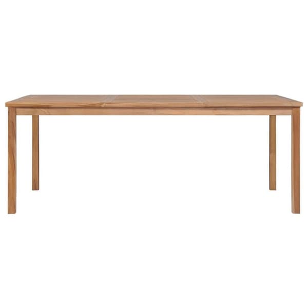Trädgårdsbord 200x100x77 cm massiv teak