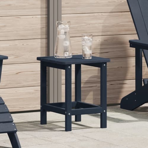 Adirondack Sidobord Marinblå 38x38x46 cm HDPE