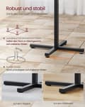 Miniatyrbillede 3 af 6: Søjlebord - Runde - 60 x 60 x 104,5 cm - Ebony Black