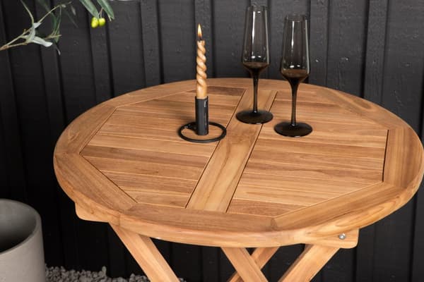 FURNLUX ULKOTILOJEN RUOKAPÖYTÄ KENYA TEAK 70CM
