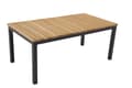 Pikkukuva 1 / 3: FURNLUX ULKOKAHVIPÖYTÄ BRASILIA TEAK & MUSTA 60CM