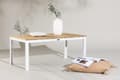 Pikkukuva 4 / 7: FURNLUX ULKOKAHVIPÖYTÄ BRASILIA TEAK & VALKOINEN 60CM